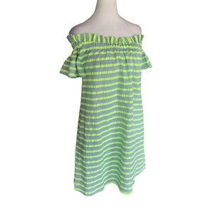 Corey Lynn Calter + Anthropologie Bayside Off the Shoulder Dress Size Medium